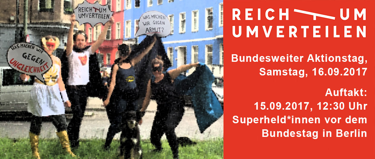 Aufruf: Wir fangen schon mal an: Superheld*innen verteilen um