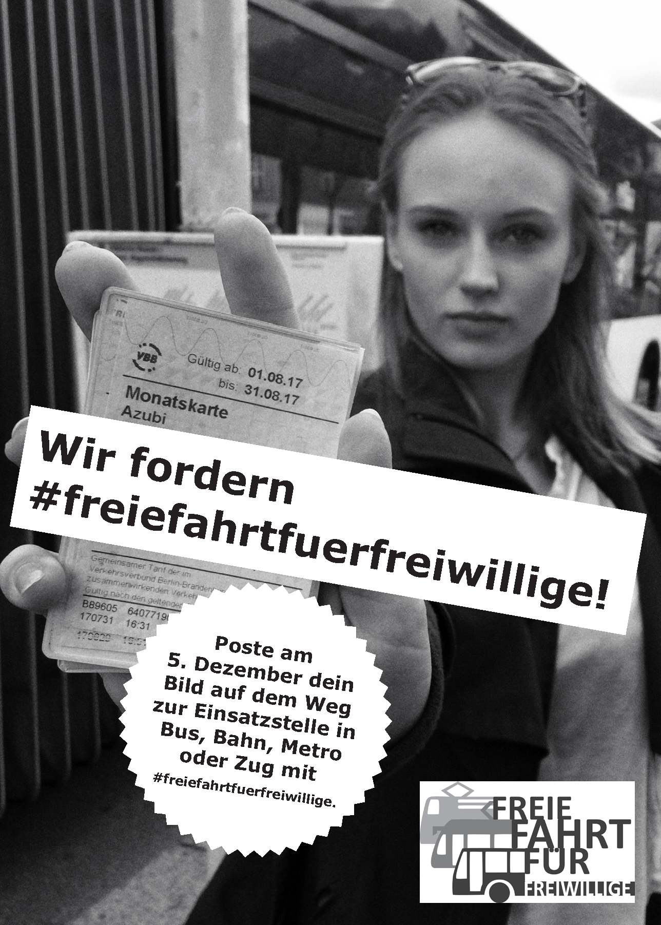 Kampagne freiefahrtfürfreiwillige