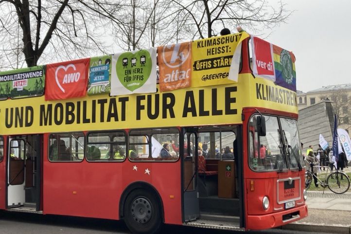 Demo Wir Fahren Zusammen Klimastreik