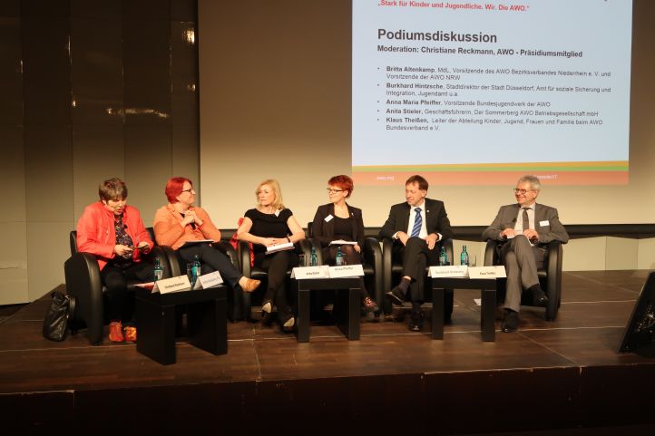 Podiumsdiskussion auf der 8. Sozialkonferenz