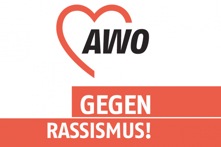 Flagge AWO gegen Rassismus