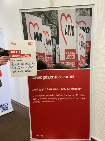 AWO Bundesverband Plakataktion AWO gegen Rassismus 2024