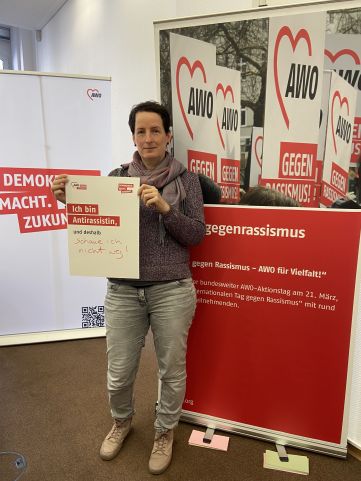 AWO Bundesverband Plakataktion AWO gegen Rassismus 2024